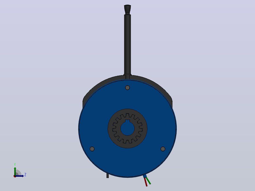 MD-D型电磁圆盘式制动器_MD12-D-25-RL-DC24V左视图