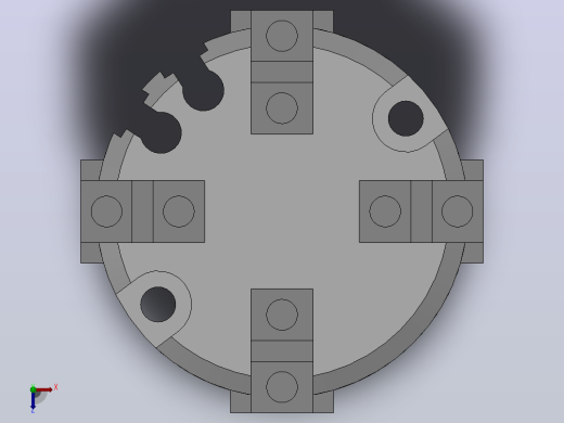 MHS4-（16～25D）系列气爪（平行开闭型）[MHS4-20D]俯视缩略图