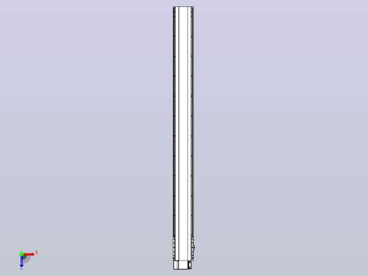皮带直线轴半封闭可选导轨TPA-HNB-202D-140-L2200-LP-C-P75-N3俯视缩略图