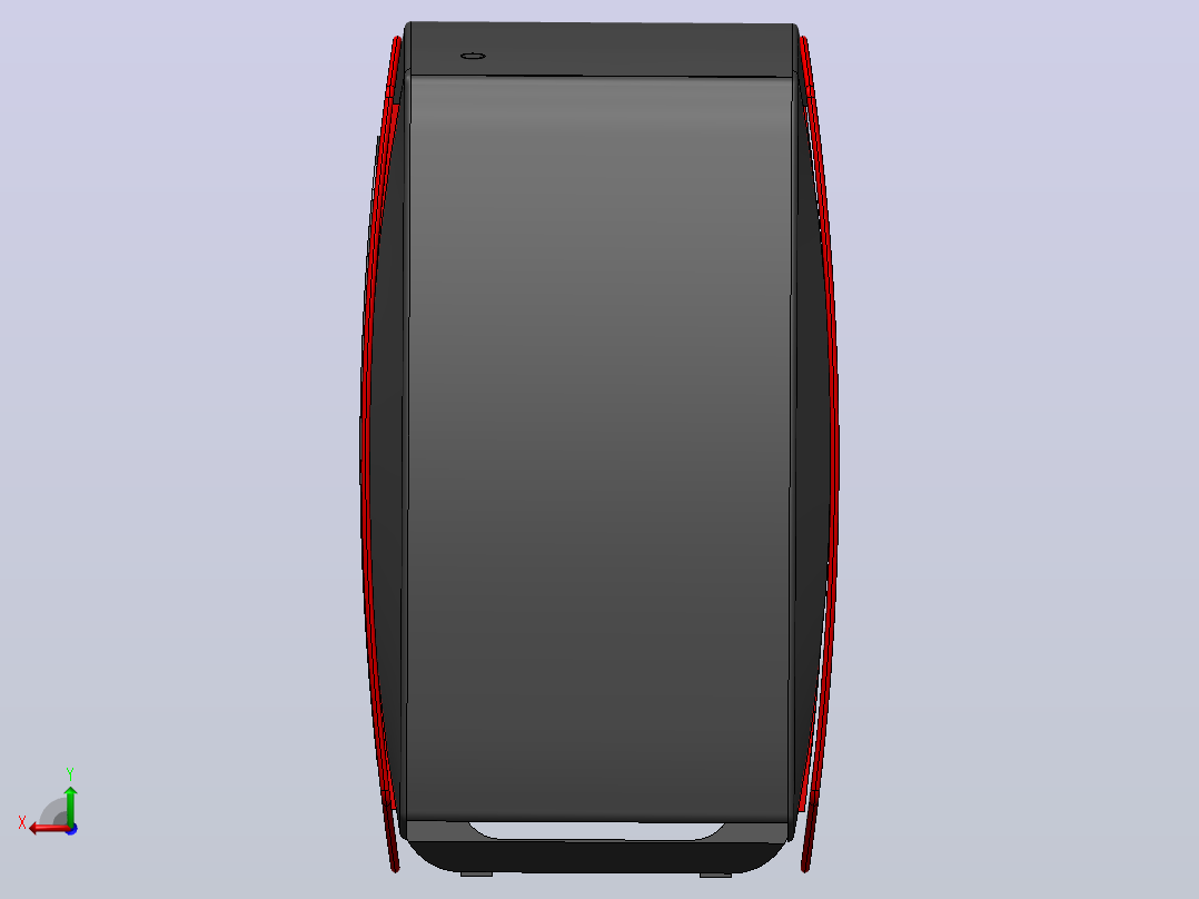 NZXT Manta 13后视图