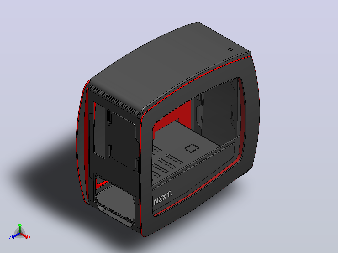NZXT Manta 13正等轴测图