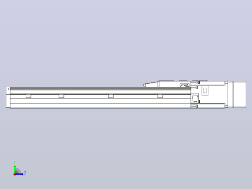 滚珠丝杠直线轴内置导轨TPA-GCR-150-2010C-L400-MR-M75-N3左视缩略图