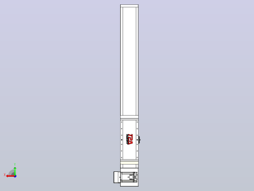 伺服电机集成皮带传动直线执行器TPA-OCB-140-256-L650-LU-P75-N3后视缩略图