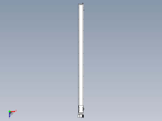 SCM14-2600-LD滚珠花健、支撑座、滚珠丝杠、交叉导轨、直线模组俯视缩略图