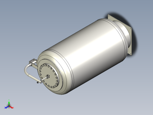 分离器分离设备separator-11831-模型格式为 stp正等轴测缩略图