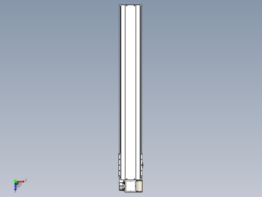 皮带直线轴半封闭可选导轨TPA-HNB-220D-176-L1300-RP-C-P1K-N3俯视缩略图
