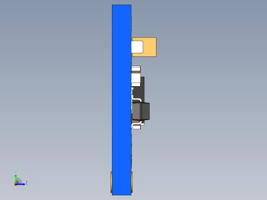 GY-521 MPU6050加速度计和陀螺仪模块左视缩略图
