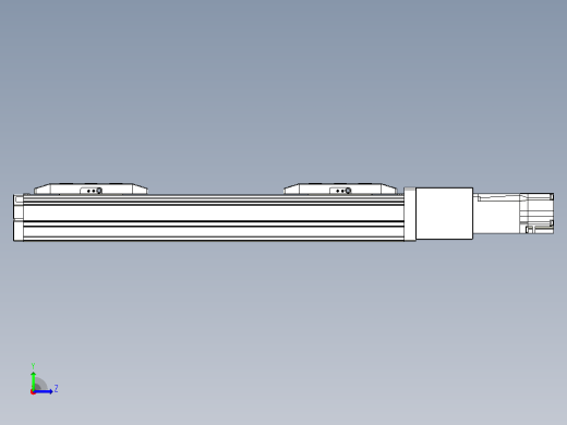 滚珠丝杠线性轴TPA-GCRS-50-1205C-L50-M-M10-N3左视缩略图