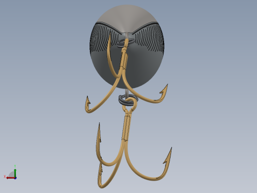 Ugly Duckling路亚Lure假鱼饵模型3D图纸 Solidworks设计 附IGS后视缩略图