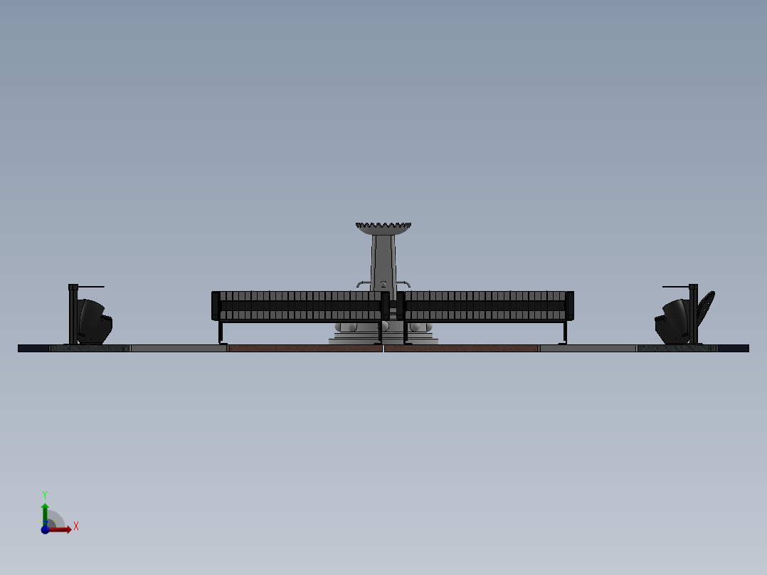 solidworks 公园前视图