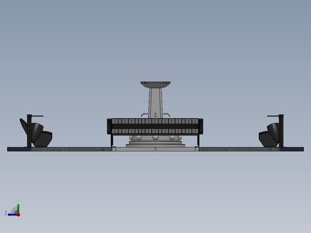 solidworks 公园右视图