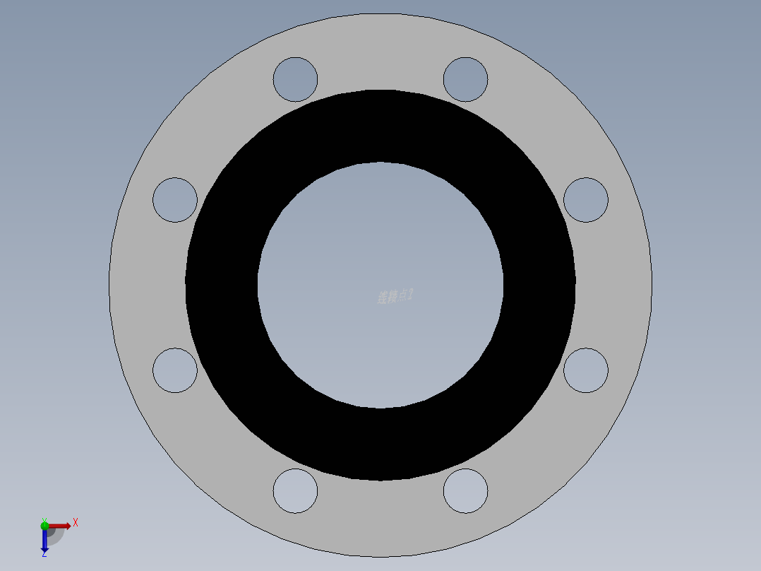 橡胶接头 法兰316L DN32-DN600俯视图