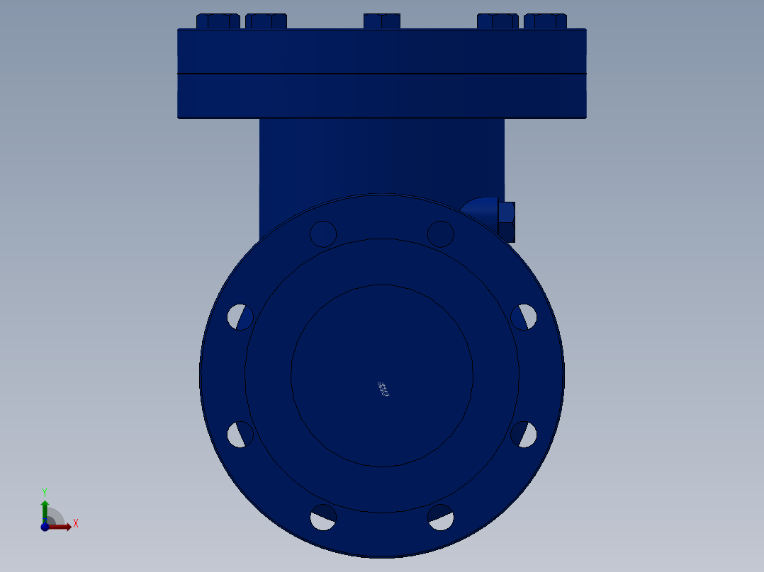 旋启式止回阀-铸铁 DN50-DN300前视图