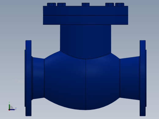 旋启式止回阀-铸铁 DN50-DN300左视缩略图