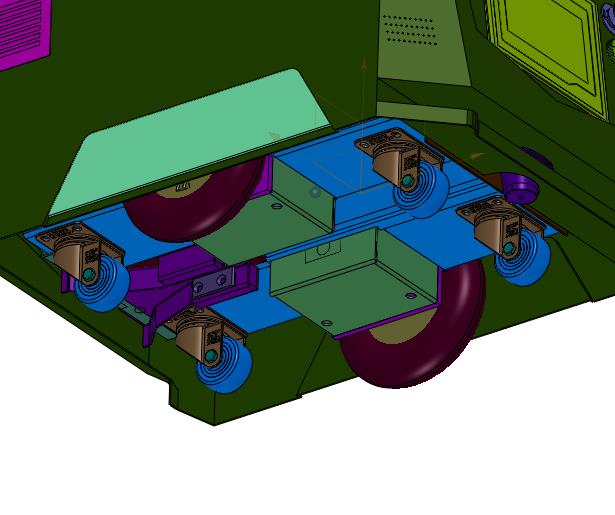 原地旋转顶升台面智能搬运车