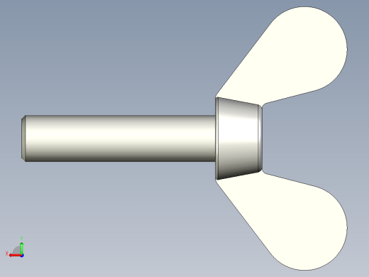 带耳螺钉-DIN_316_Wing_screws_6x0.75x25-22-11_33_2.3_17_6.stp后视缩略图