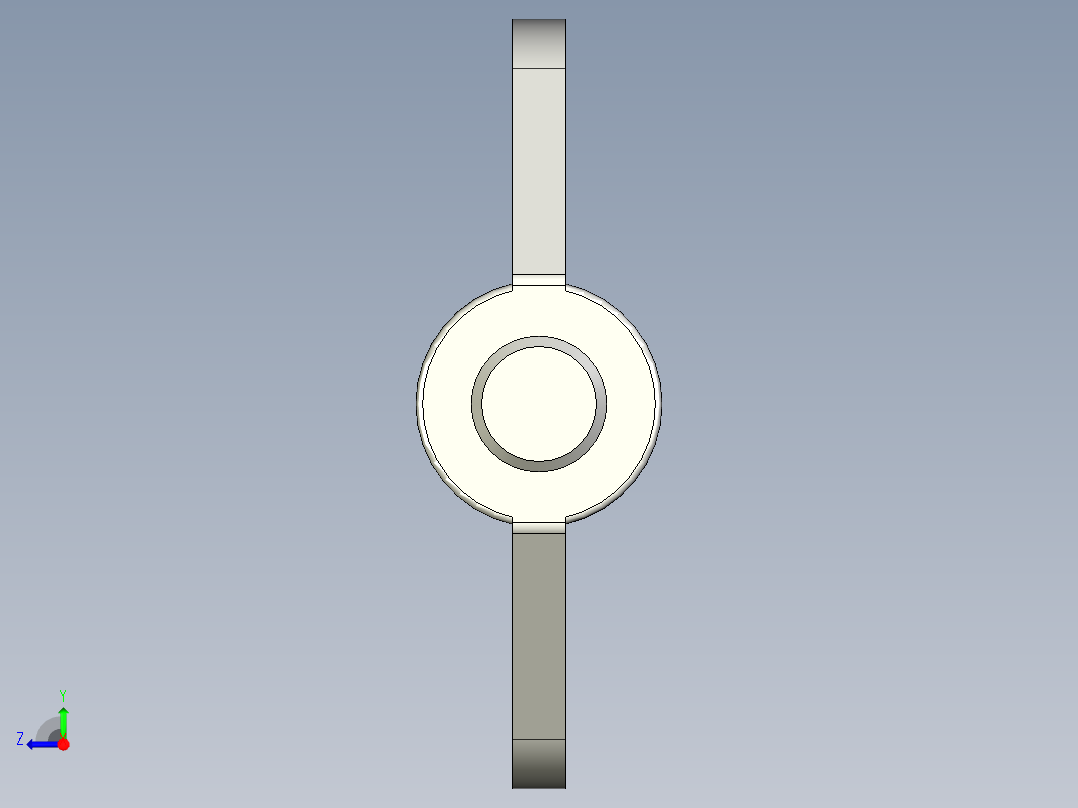 带耳螺钉-DIN_316_Wing_screws_6x0.75x25-22-11_33_2.3_17_6.stp右视图