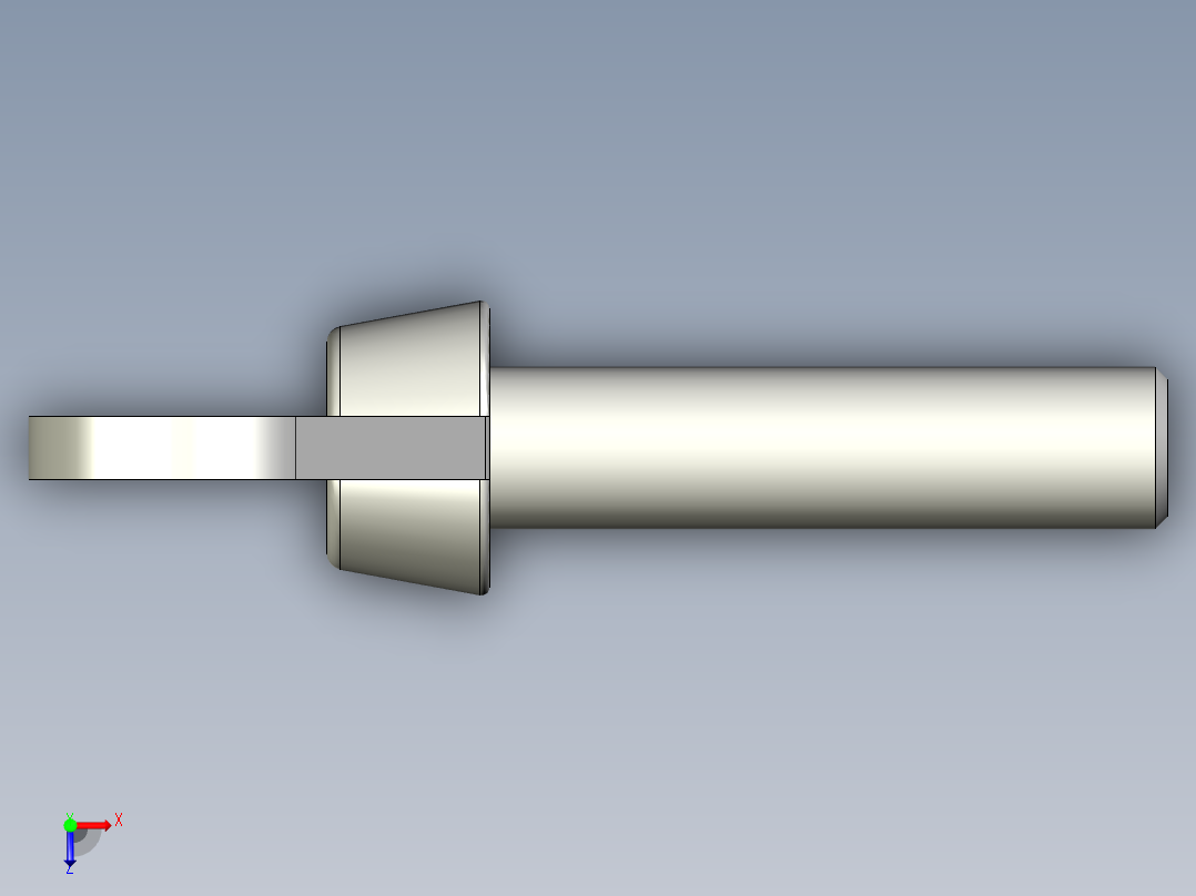 带耳螺钉-DIN_316_Wing_screws_6x0.75x25-22-11_33_2.3_17_6.stp俯视图