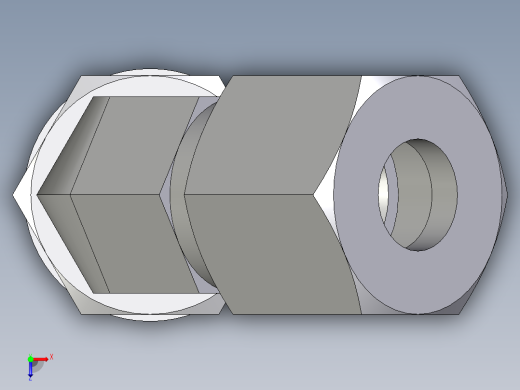 卡套式工业通用硬管接头EO_Adjustable_locknut_45_deg_elbow_VEE08ZLMORCF俯视缩略图