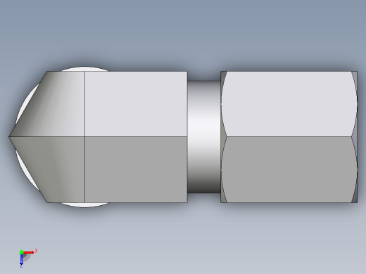 卡套式工业通用硬管接头EO_Adjustable_Locknut_elbow_WEE06ZLMORCF俯视缩略图