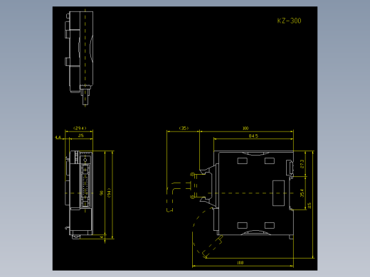 基恩士kv_300_cad_kc图纸模型