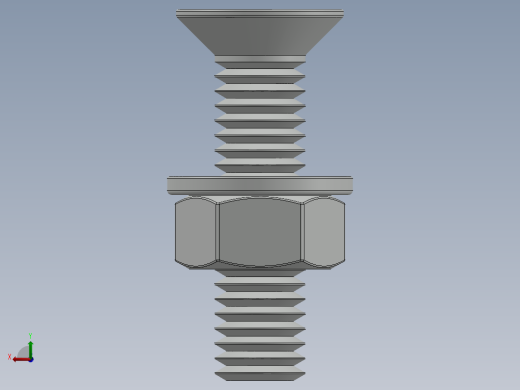 紧固件-M5-0.80 Flathead后视缩略图
