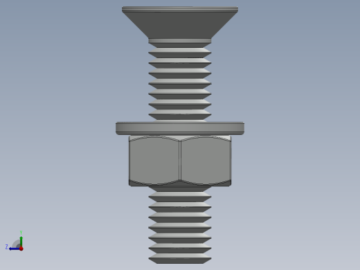 紧固件-M5-0.80 Flathead右视缩略图
