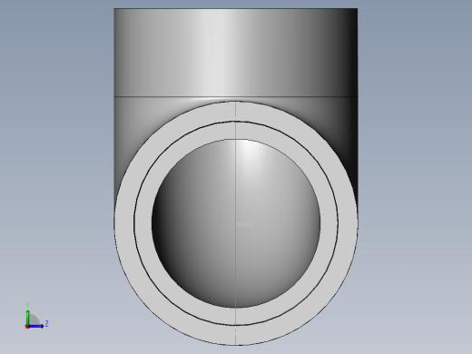 PVC管件-3in Elbow前视缩略图