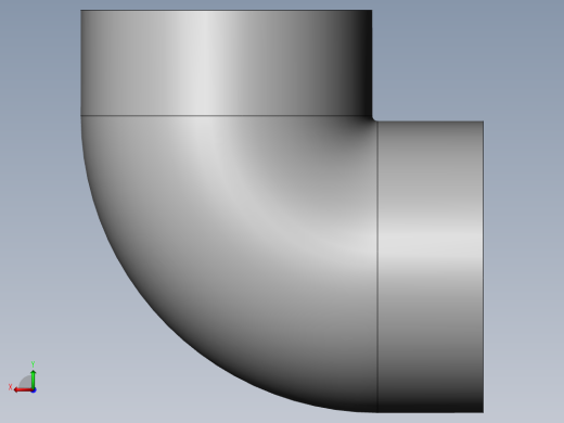 PVC管件-3in Elbow左视缩略图