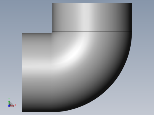 PVC管件-3in Elbow右视缩略图
