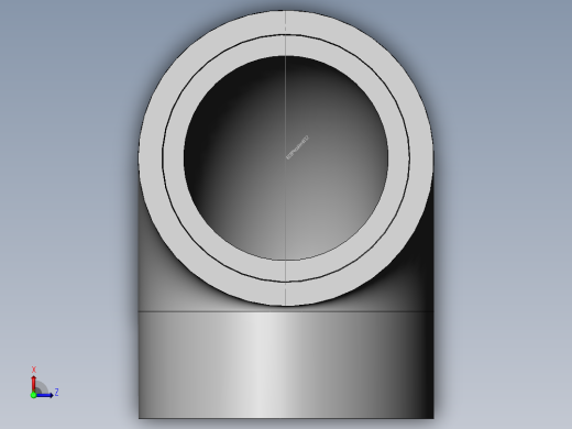 PVC管件-3in Elbow俯视缩略图