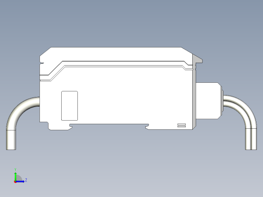 基恩士GV-21(P)_kc图纸模型左视缩略图