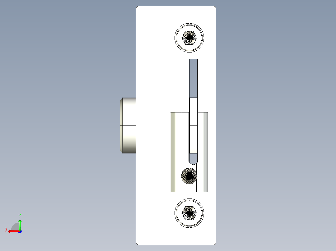 型材-KJN HINGED DOOR LOCK WITH UNIQUE LOCK 3842522479后视图