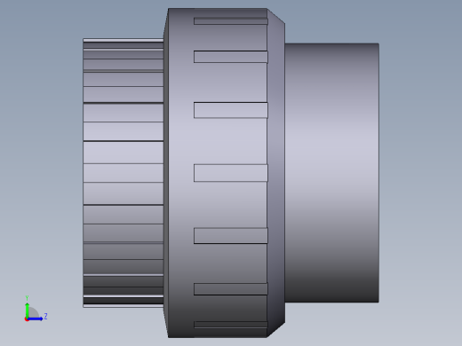 13BIFV 用溶剂焊接插座D和BSP螺纹母端R O型圈橡胶联盟左视缩略图