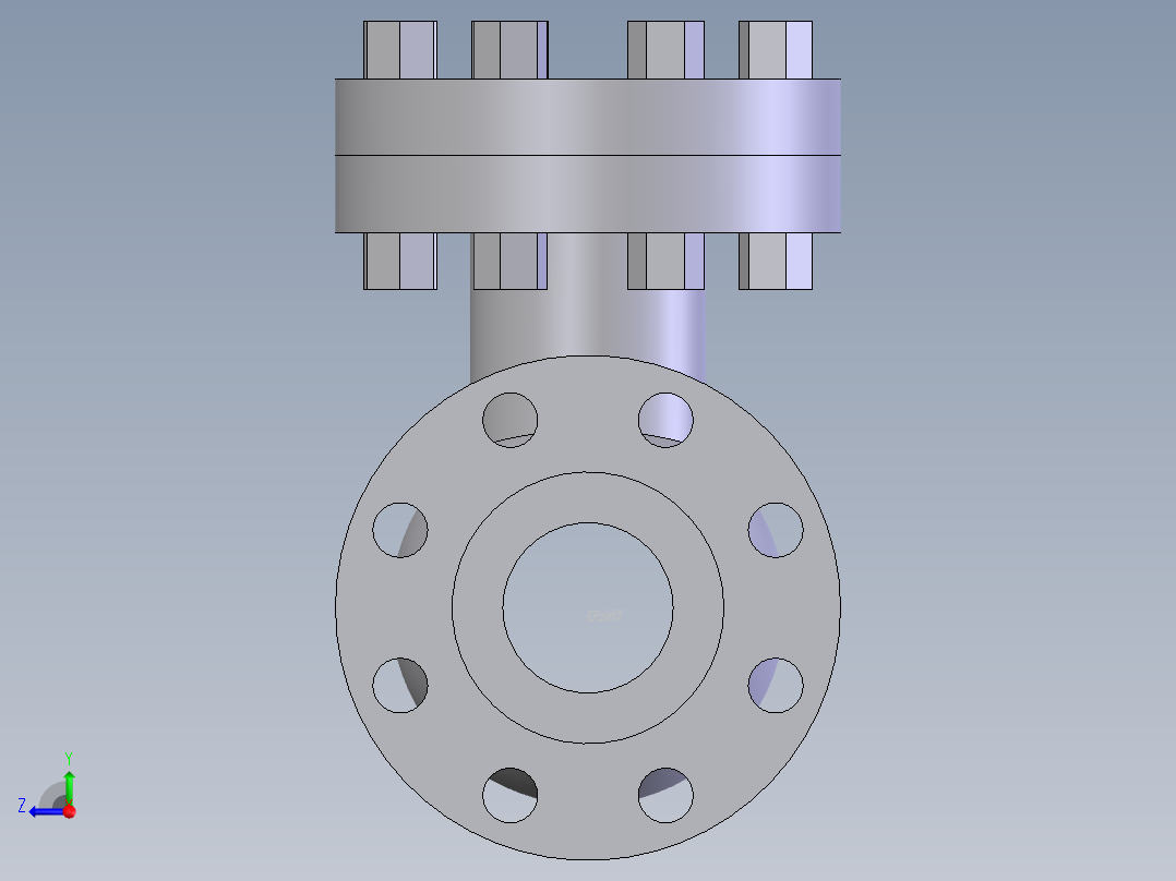 swing check valve fl - 150-2500右视图