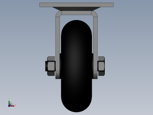 90脚轮2前视缩略图