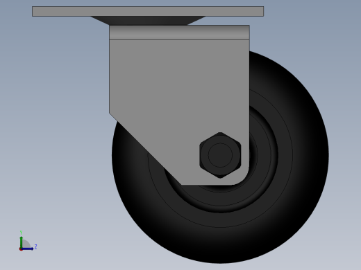 90脚轮2左视缩略图