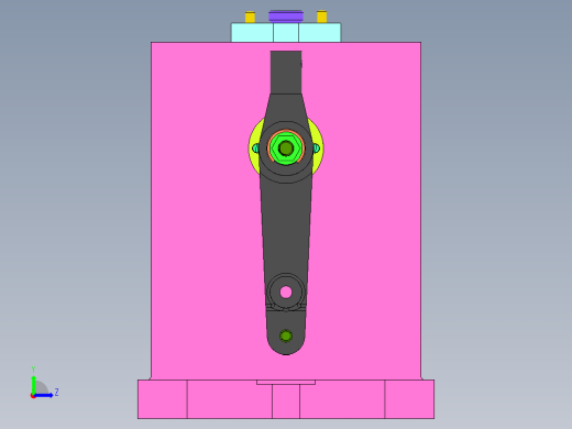 CA1340自动车床杠杆一加工工艺及钻φ8孔夹具设计【含三维SolidWorks和爆炸图】左视缩略图