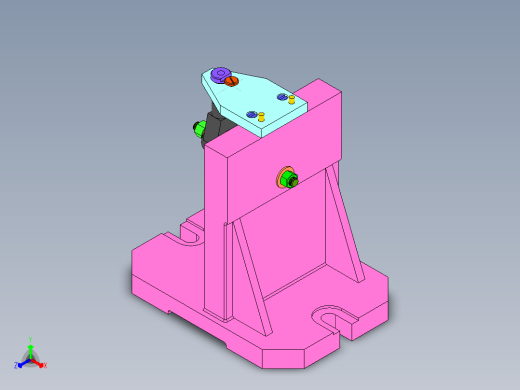 CA1340自动车床杠杆一加工工艺及钻φ8孔夹具设计【含三维SolidWorks和爆炸图】正等轴测缩略图