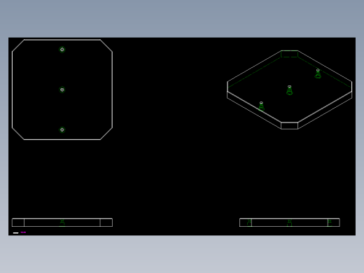 基板1912(B)-2D多系列多零件图纸模型