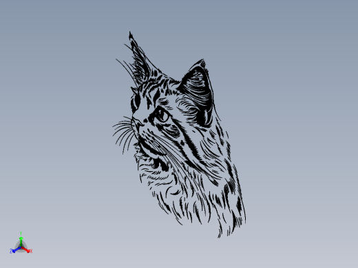 cat-猫头像正等轴测缩略图