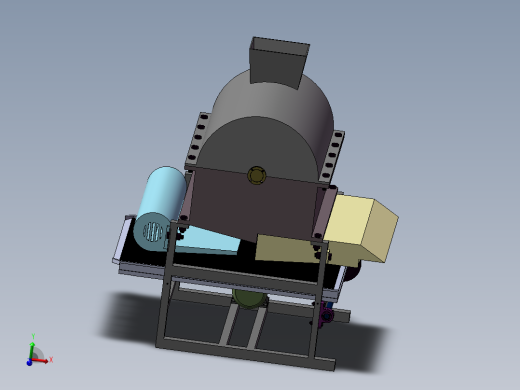 腰果脱壳机设计主视缩略图