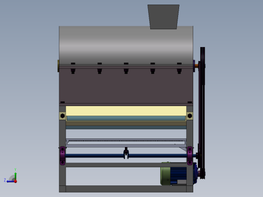 腰果脱壳机设计右视缩略图