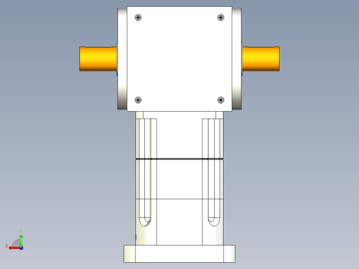 换向器PW170双轴 PGH142-L2 35-114.3-200-M12.stp后视缩略图