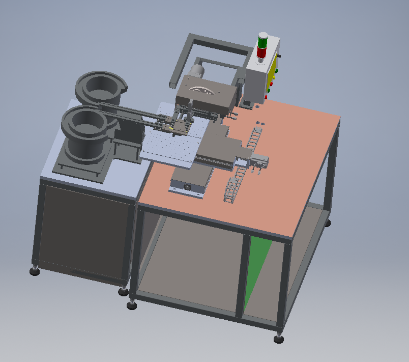 双振动盘凸轮机构自动包装机装配体