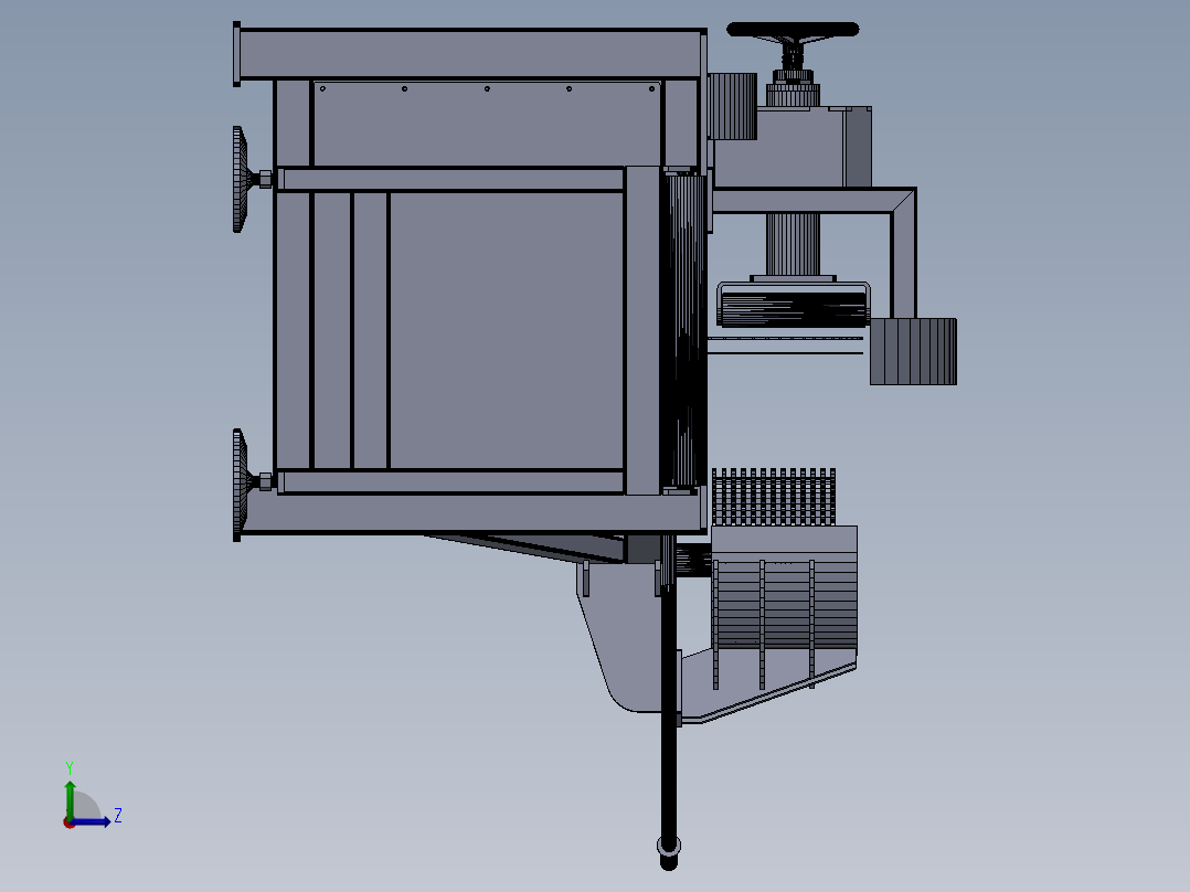 树木切割器sw20左视图