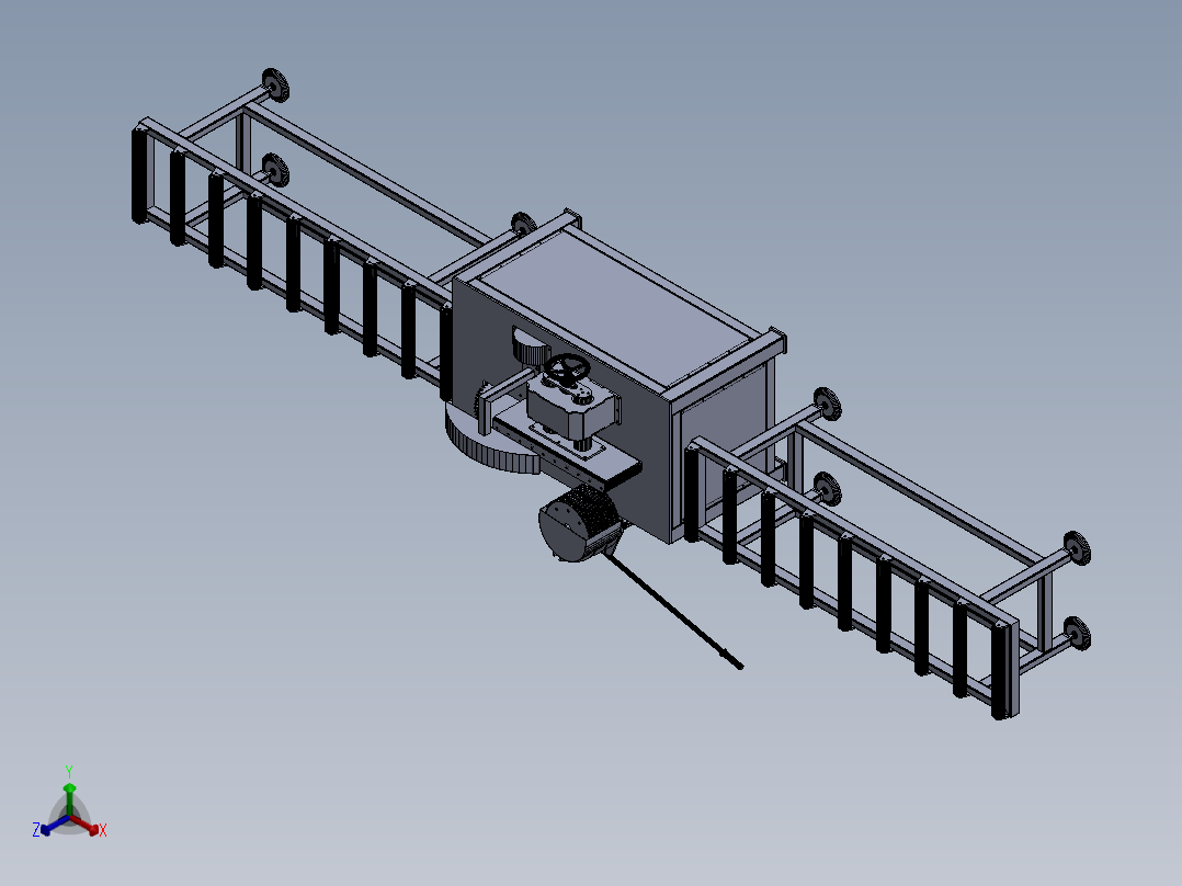 树木切割器sw20正等轴测图