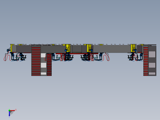 大件物品分拣生产线设计sw17可编辑俯视缩略图
