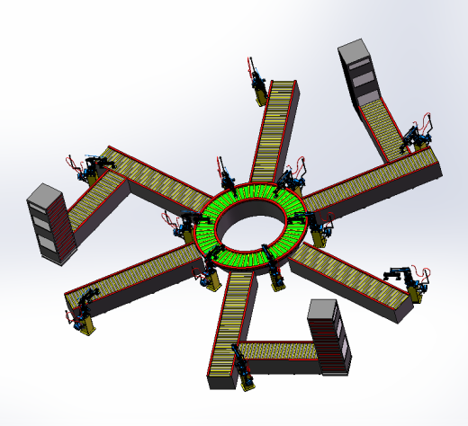 大件物品分拣生产线设计sw17可编辑缩略图