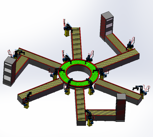 大件物品分拣生产线设计sw17可编辑缩略图